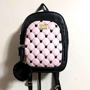 Betsey Johnson Quilted Cat Backpack